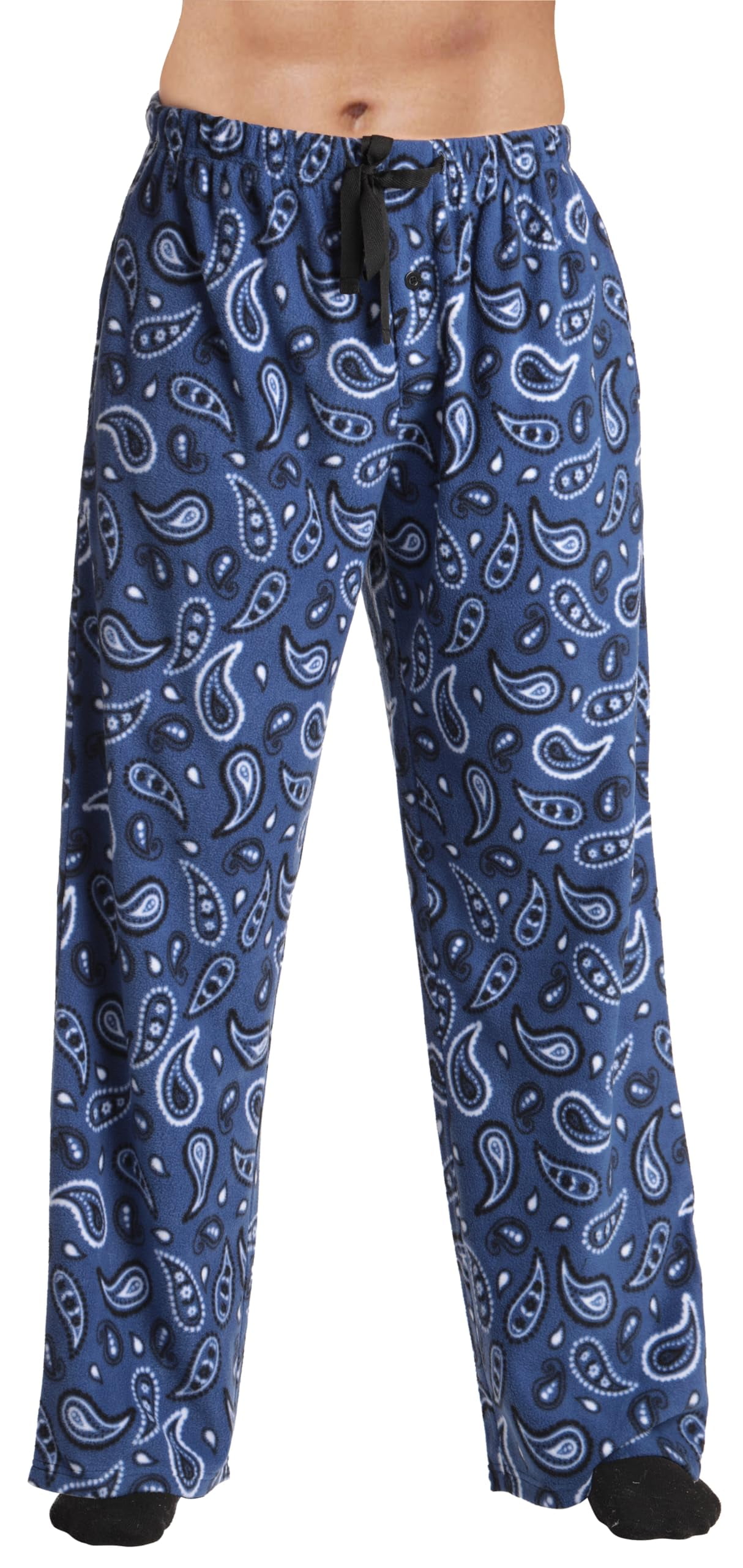 #followme Men's Microfleece Pajamas - Paisley Bandana Print Pajama