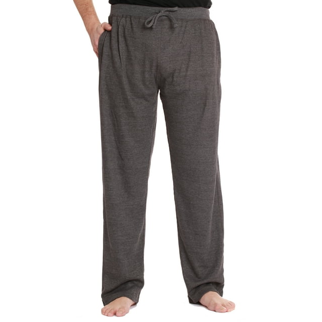 followme Mens Thermal Pajama Pants with Pockets Lounge & Sleep PJ