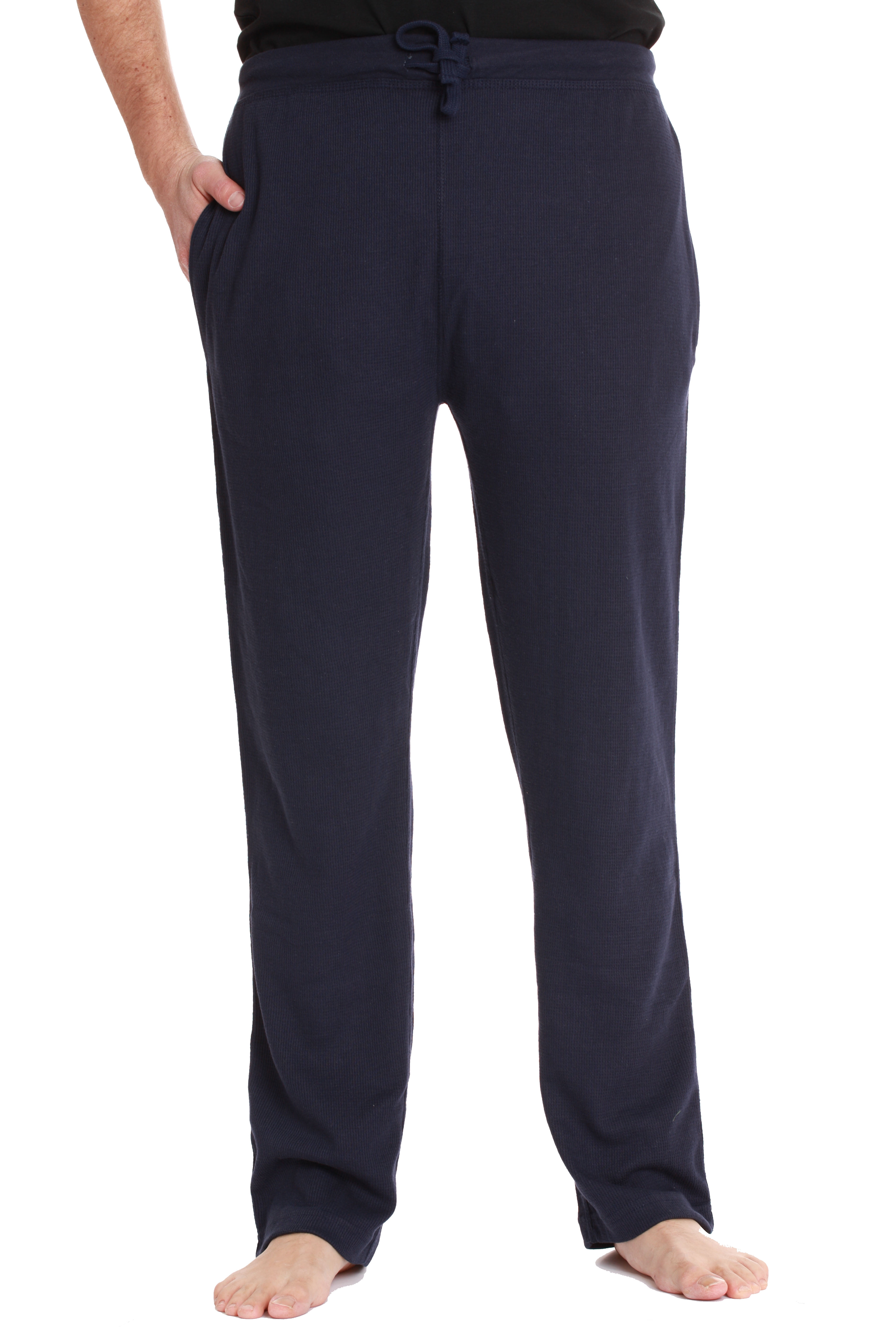 followme Mens Thermal Pajama Pants with Pockets Lounge & Sleep PJ