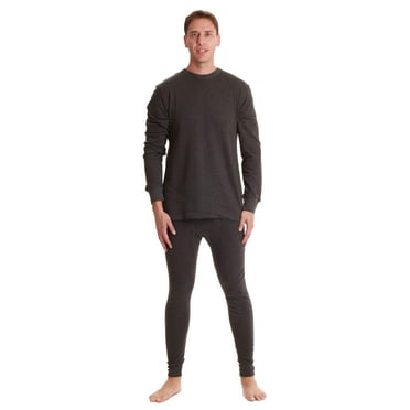 #followme Mens Thermal Underwear Set 95961-CHR-M (Charcoal, Medium)