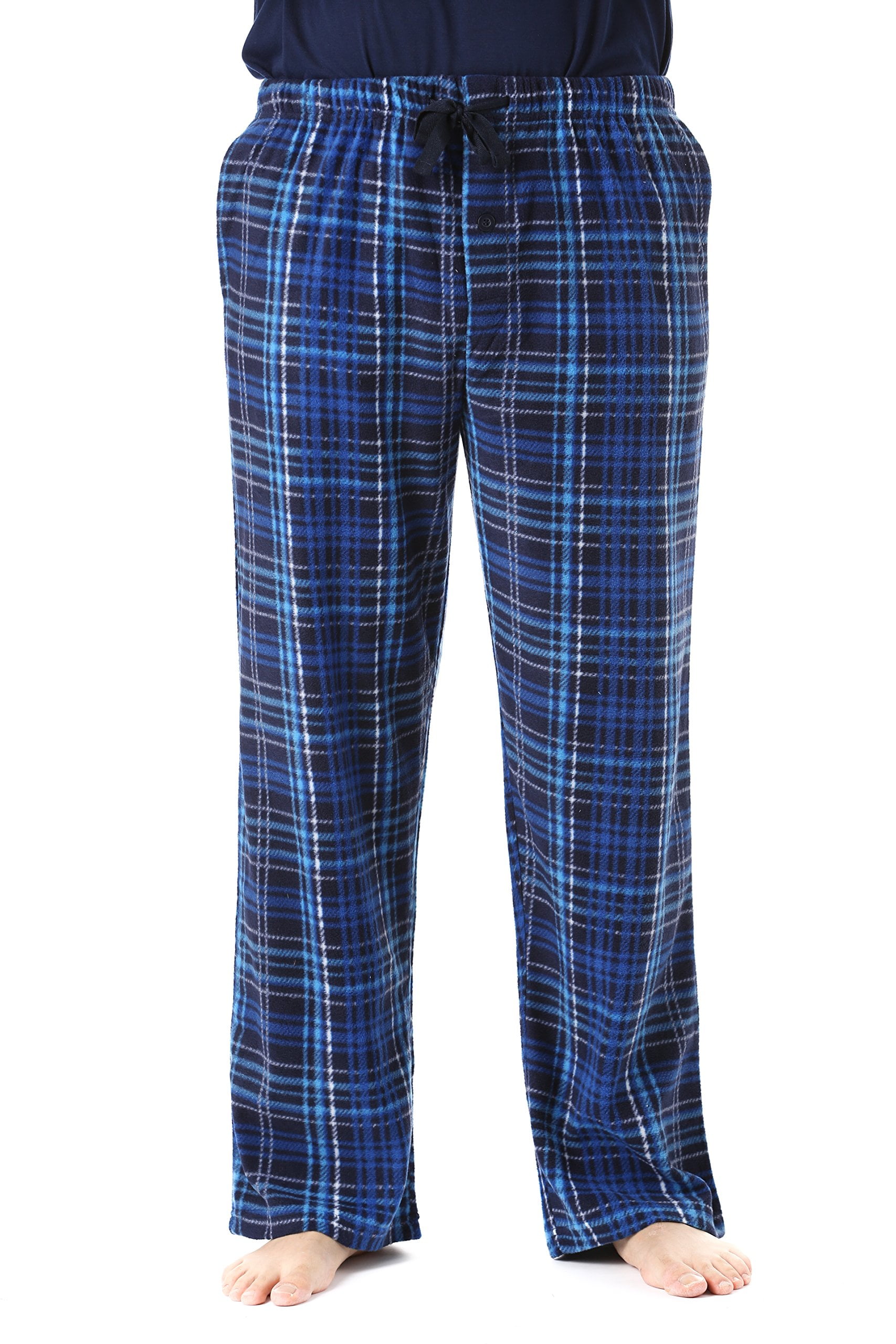 followme Microfleece Men’s Buffalo Plaid Pajama Pants with Pockets