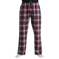 thumbnail image 1 of #followme Pajama Pants for Men 45915-10805-XXXL-SIOC (Navy Red Plaid 100% Cotton Flannel, Large), 1 of 3