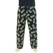 #followme Polar Fleece Pajama Pants for Men 45902-V-10762-S (Small, Black - Cash Money)