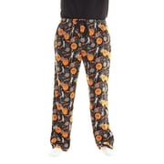 #followme Polar Fleece Pajama Pants for Men Sleepwear PJs (Basketball Dunk It, X-Large)
