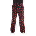thumbnail image 1 of #followme Polar Fleece Pajama Pants for Men Sleepwear PJs (Red Hearts, Medium), 1 of 3