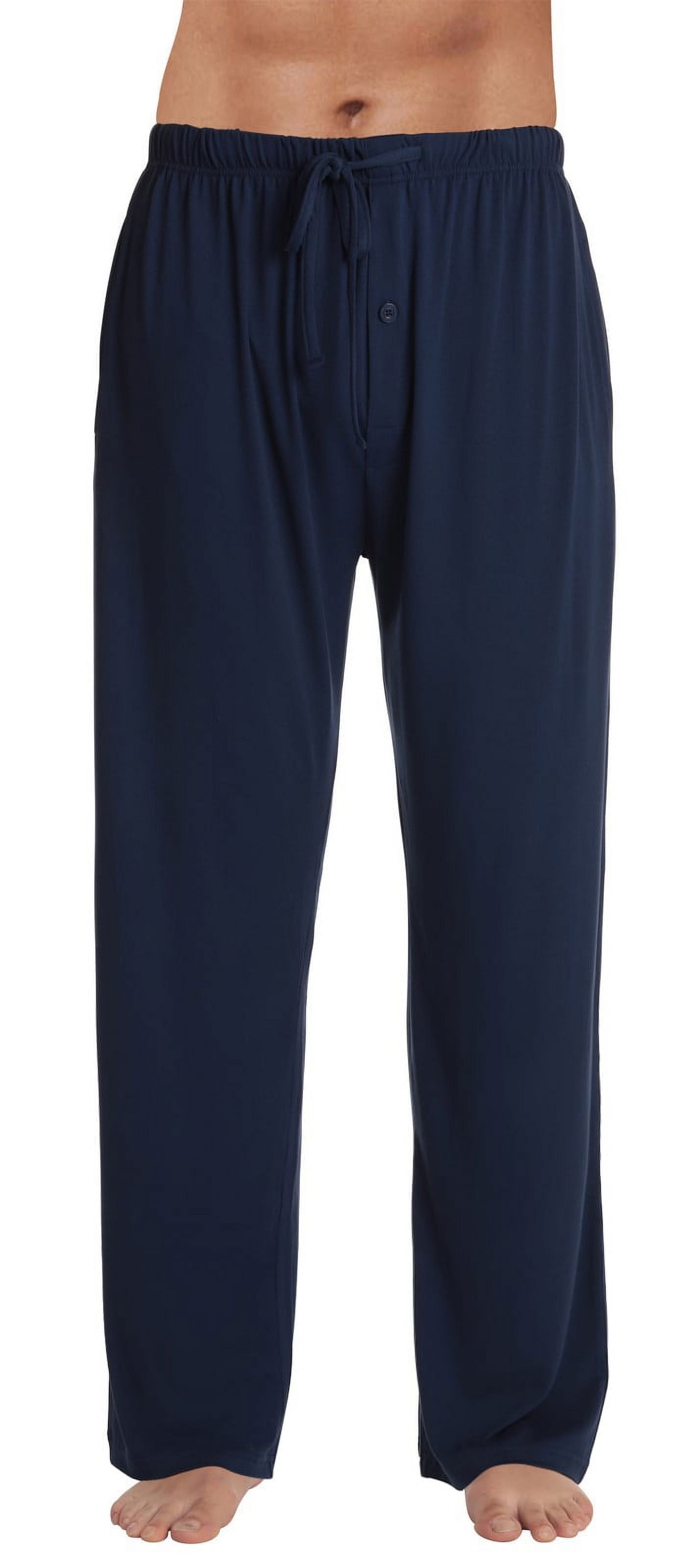 followme Super Soft Men's Knit Pajama Pants with Pockets Mens PJ