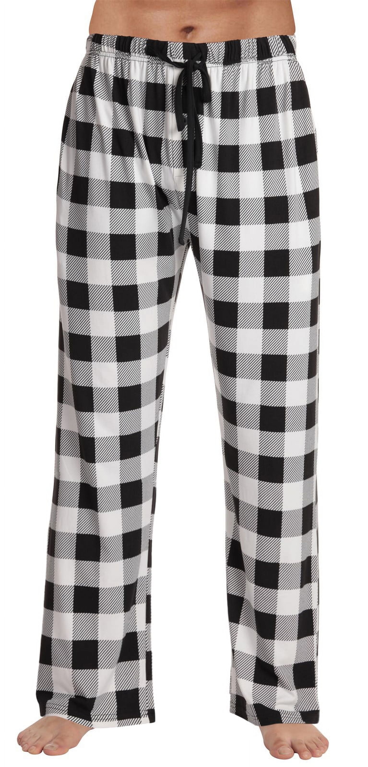 followme Super Soft Men's Knit Pajama Pants with Pockets Mens PJ