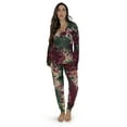 thumbnail image 1 of #followme Tie Dye 2 Piece Jogger Thermal Pajama Set for Women 6862-10480-S, 1 of 3