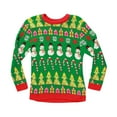 thumbnail image 1 of #followme Ugly Christmas Sweaters for Girls 68601-363-7-8 (Green - Holiday Fun, Girls 6X), 1 of 2