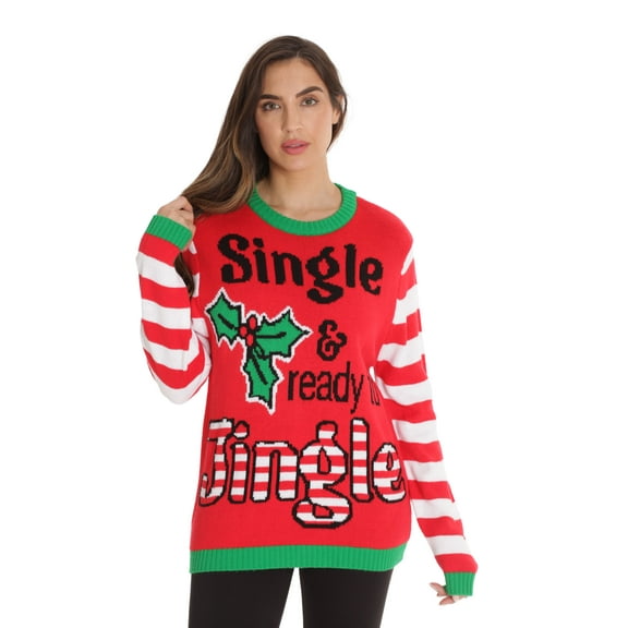 #followme Womens Ugly Christmas Sweater - Sweaters for Women 6773-320-XL