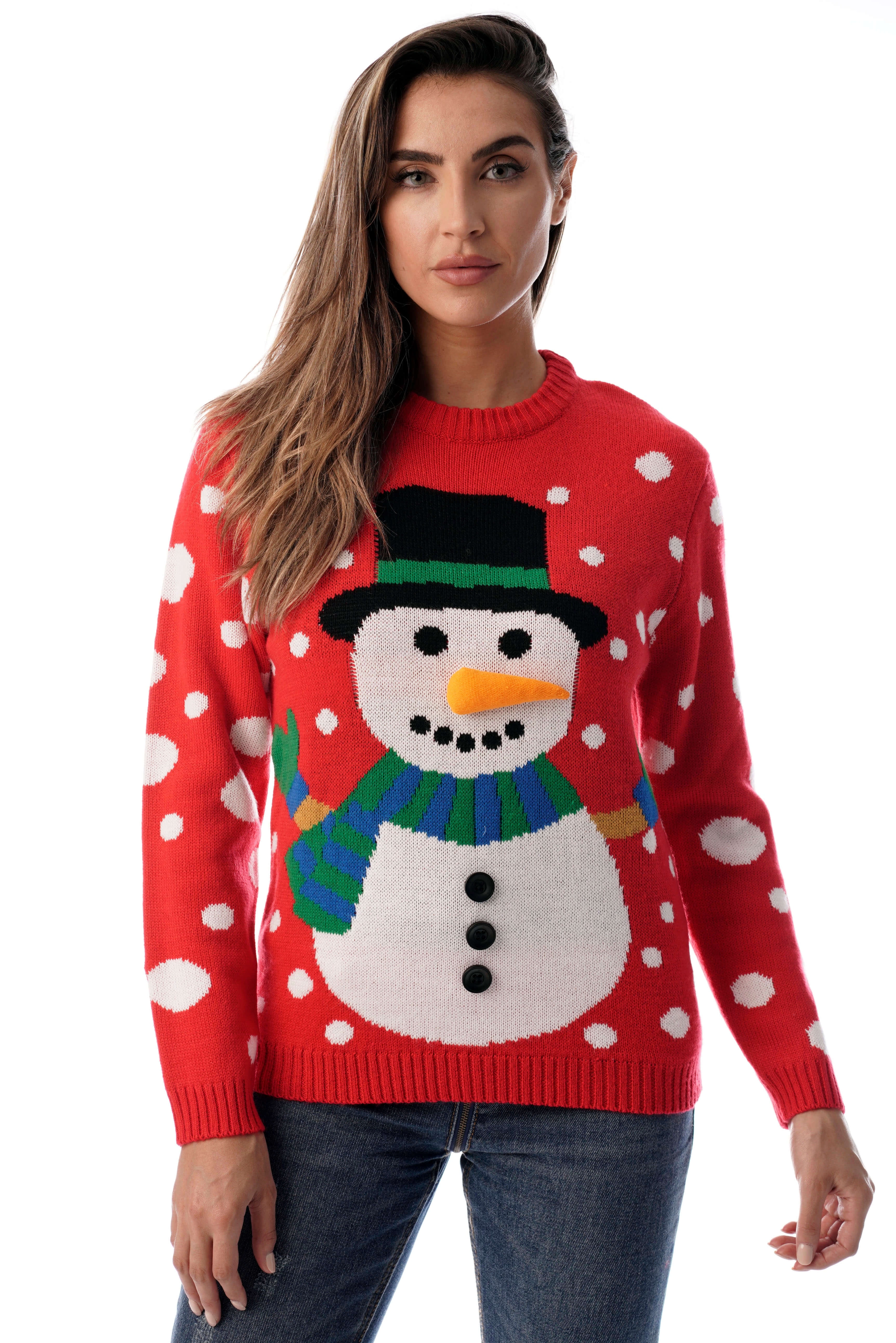 Snowman Cute Christmas Sweaters For Women Followme Womens Ugly