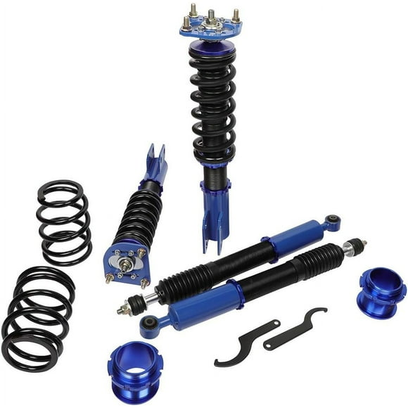 SCITOO Coilover Suspensions Shock Struts Kits Assembly Shocks Struts fit for 1994-2004 for Ford for Mustang - Blue
