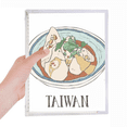 thumbnail image 1 of food beef noodles taiwan travel notebook loose diary refillable journal statiry, 1 of 3