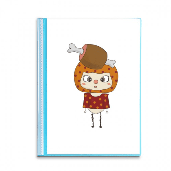 food meat b fat muscle delicious uu book sheet protectors portfolio binder folder
