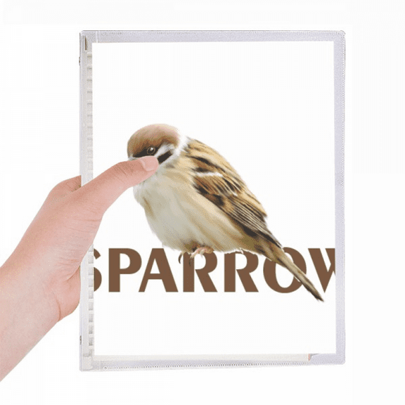 food sparrows birds curls notebook loose diary refillable journal statiry