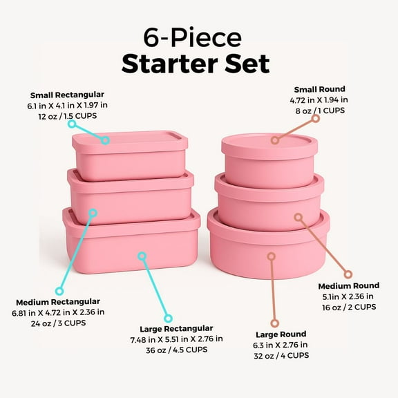 food storage set - 10 piece midnight blue