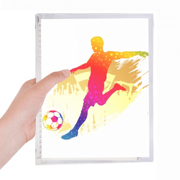 football athletes emphatic notebook loose diary refillable journal statiry
