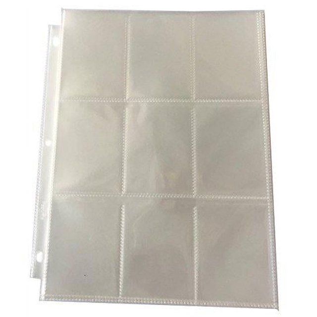 Football Rrading Card Sleeve 50 Pack of Football Card Holder Sheets