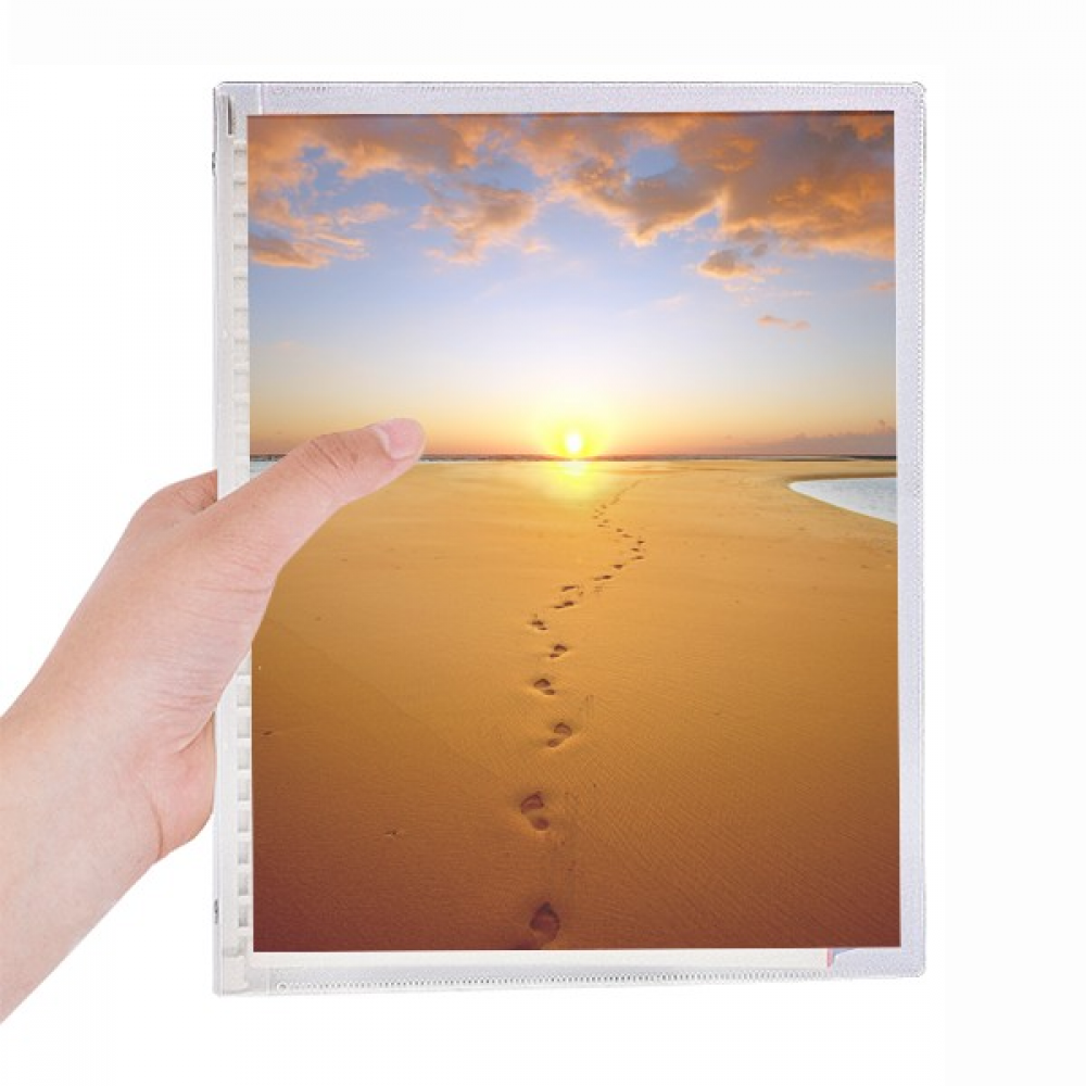 footprint sunset silk road camel desert notebook loose diary refillable journal statiry