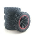 thumbnail image 1 of for 1:10 Car 75mm Rubber Tires and Wheel Rims for 1/10 Scale 94123 RC on Road Car, 1 of 5