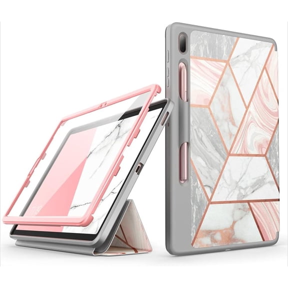 for 12.4"Release Only, Full-Body Trifold with Built-in Screen Protector Protective Smart Cover with Auto Sleep/Wake & Pencil Holder