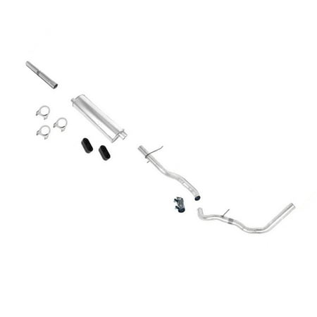 for 1987-1995 Ford Pick Up F150 133 Inch Wheel Base 4.9L Muffler Exhaust System