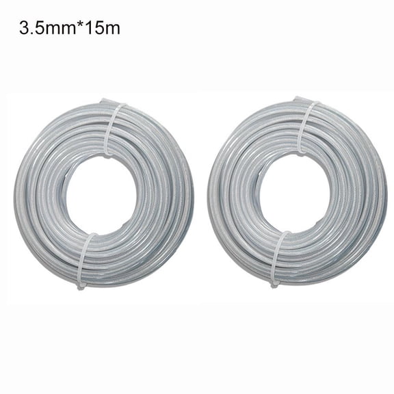 for 2 Sets Core-reinforced Grass Trimmer Line 2.4- 3.5 mm x 15m(30m) Line Spool