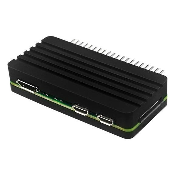 Aluminum Alloy Cover Case with 40Pin GPIO Header for 2 for W 1GHz Quad-core 64-bit Arm Cortex-A53