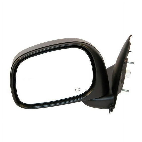 for 2002 to 2008 Dodge RAM_Pickup_1500 Left Driver LH Mirror Power/Heated, Without Towing Package, Textured