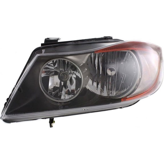 for 2006 to 2008 BMW 3_Series_Sedan Left Driver LH Headlamp Assembly, Halogen