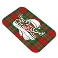 for 2024 Halloween Christmas Print Doormat, Xmas Kitchen Bathroom