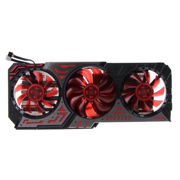 for 2060 2070 2080 SUPER OC Graphics Cooling Fan with Shell , GPU Cooling Panel Graphics Card Cooler Fan