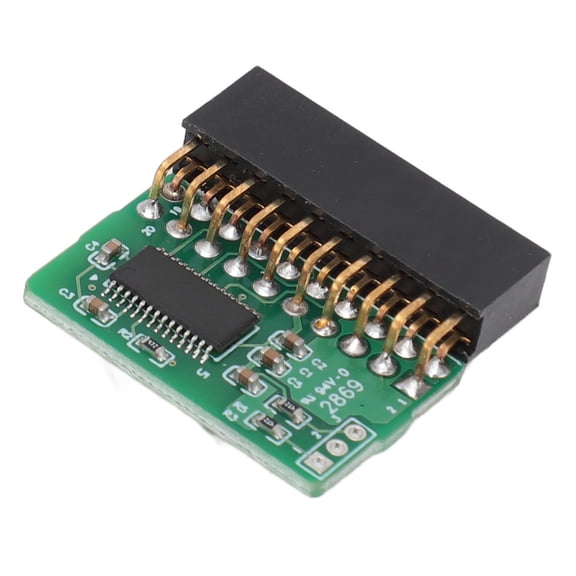 for 20Pin TPM 2.0 Module Trusted Platform Module, Green 20pin TPM 2.0 Module for AOM TPM 9665V TCG 2.0