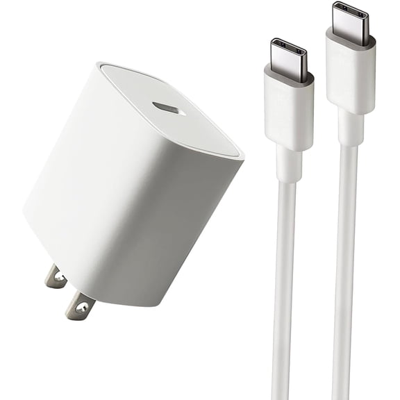 for 20W VR Fast Charger for Meta Quest 3S/3/2/1 & Pico 4/4 Pro - 6.6Ft Type-C Cable (White)