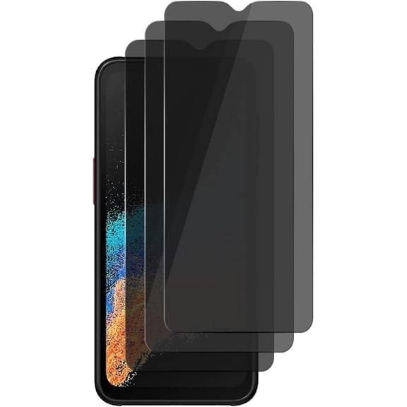 for 3 Pack Privacy Screen Protector For Samsung Galaxy XCover 6 Pro (/ Xcover Pro 2) Anti Spy Private Tempered Glass
