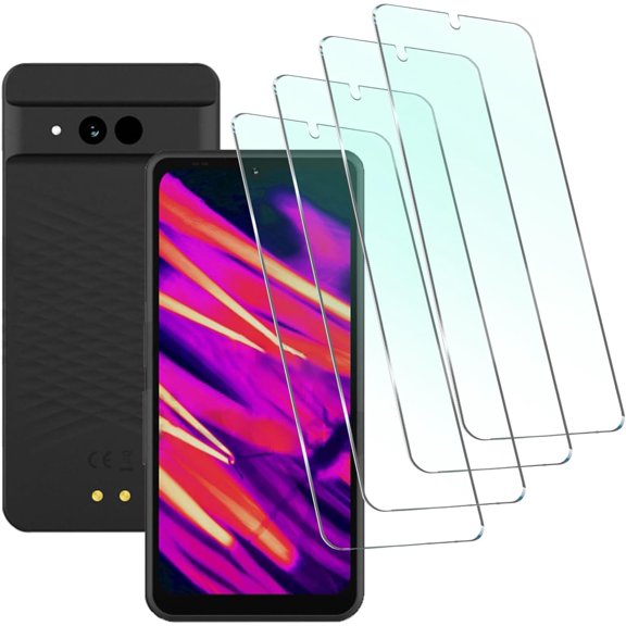 for 4-Pack Sonim XP Pro Thermal 5G Screen Protector 6.58" - HD Tempered Glass, 9H Anti-Scratch, Bubble-Free, Case Friendly, Anti-Fingerprint