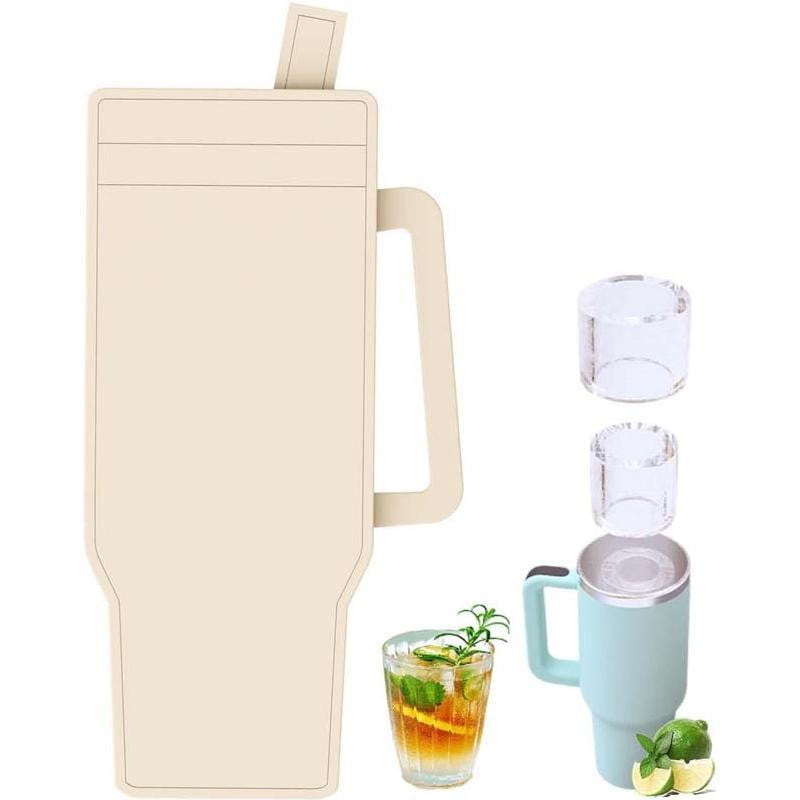 Tray for 40 Oz Tumbler Cup Silicone with Lid Easy Fill and Release Ice Maker for Coffee and Drinks