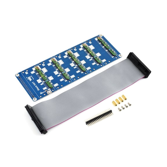 for 4B/3b GPIO Expansion Board External Expansion 20x20Pin GPIO Interface Board Usb External Power Supply