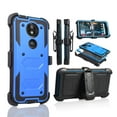 thumbnail image 1 of for 6" Moto E5 Plus Moto E5 Supra XT1924 360° Cover Screen Protector Clip Kickstand Holster UGG Case blue, 1 of 4