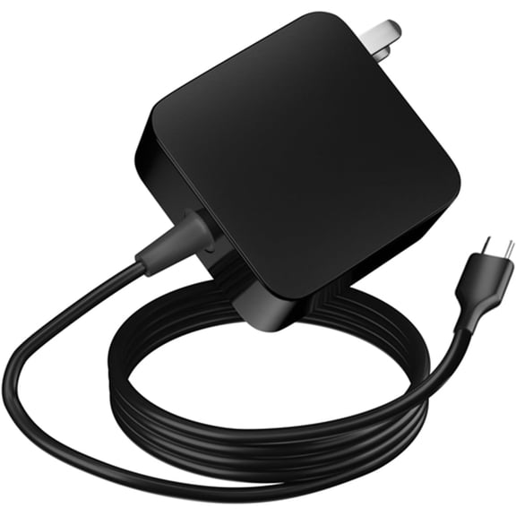 for 65W USB C Charger for Microsoft Surface Pro 12 11 10 9 8 7+ 7 X, Type C Laptop Power Adapter, Fast Charging