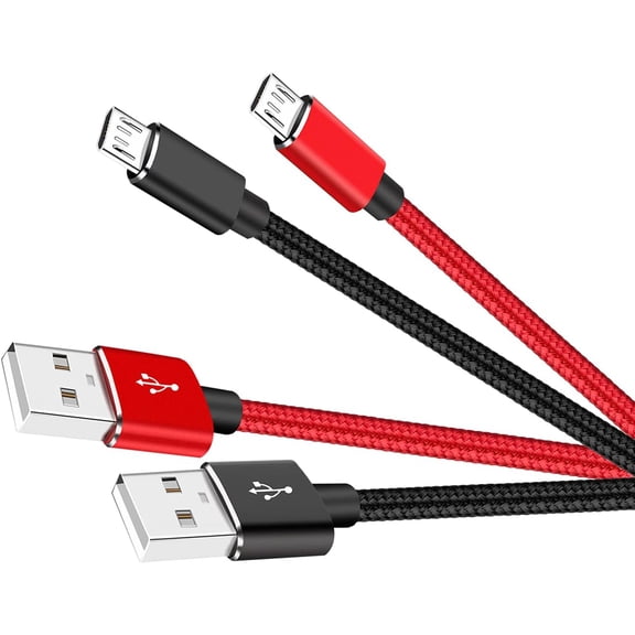 for 6ft PS4 Controller Charger Cable for Xbox One, Dualshock 4, PS Vita Slim Pro, Micro USB Data Wire Cord - Fast Charge & Play