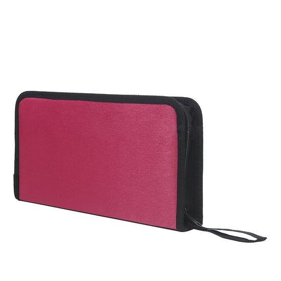 for 80Pcs CD Storage Case- CD DVD Booklet Holder CD DVD Discs Fabric Handbag