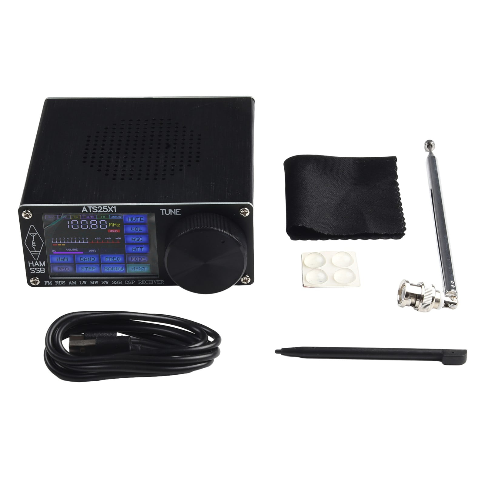 for ATS25X1, Si4732 for DSP radio receiver with touch screen, next day