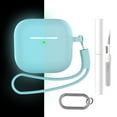 thumbnail image 1 of for AirPods Pro 2 Case with Cleaner Kit, Silicone Protective Case Cover with Keychain, Compatible with Airpod Pro 2 Generation Case, 1 of 7