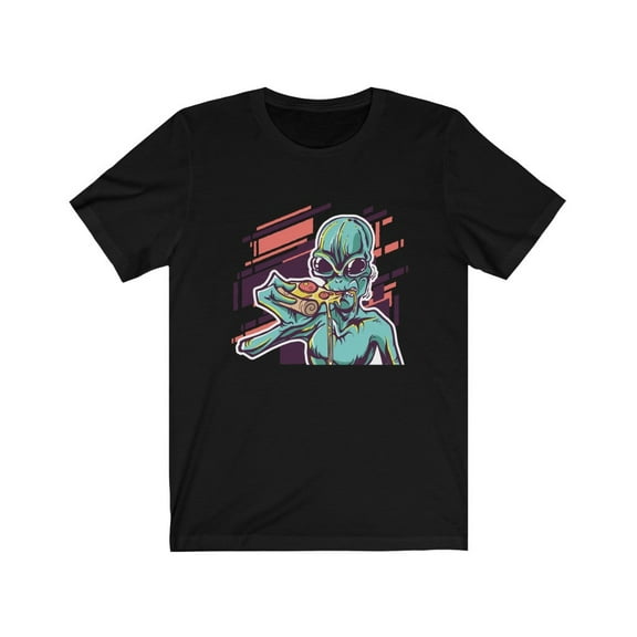 for Alien UFO Fan Alien Eating Mushroom UFO Tshirt