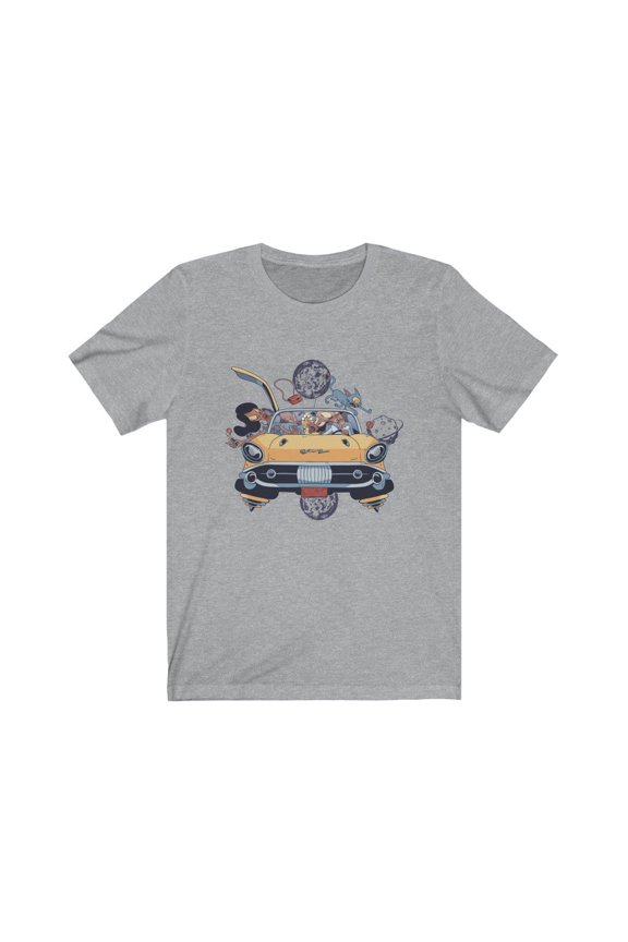 for Alien UFO Fan Alien Family Car UFO TShirt