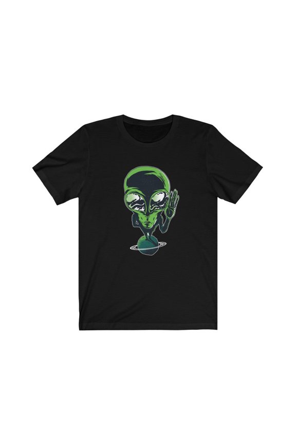 for Alien UFO Fan Alien on Planet UFO TShirt