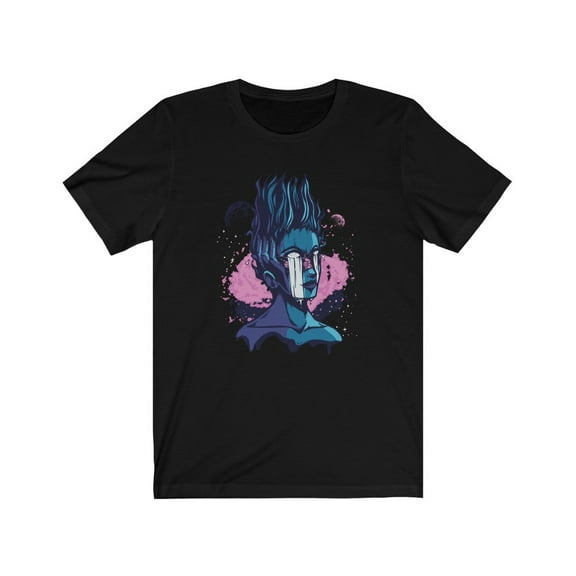 for Alien UFO Fan Split Head Girl UFO TShirt