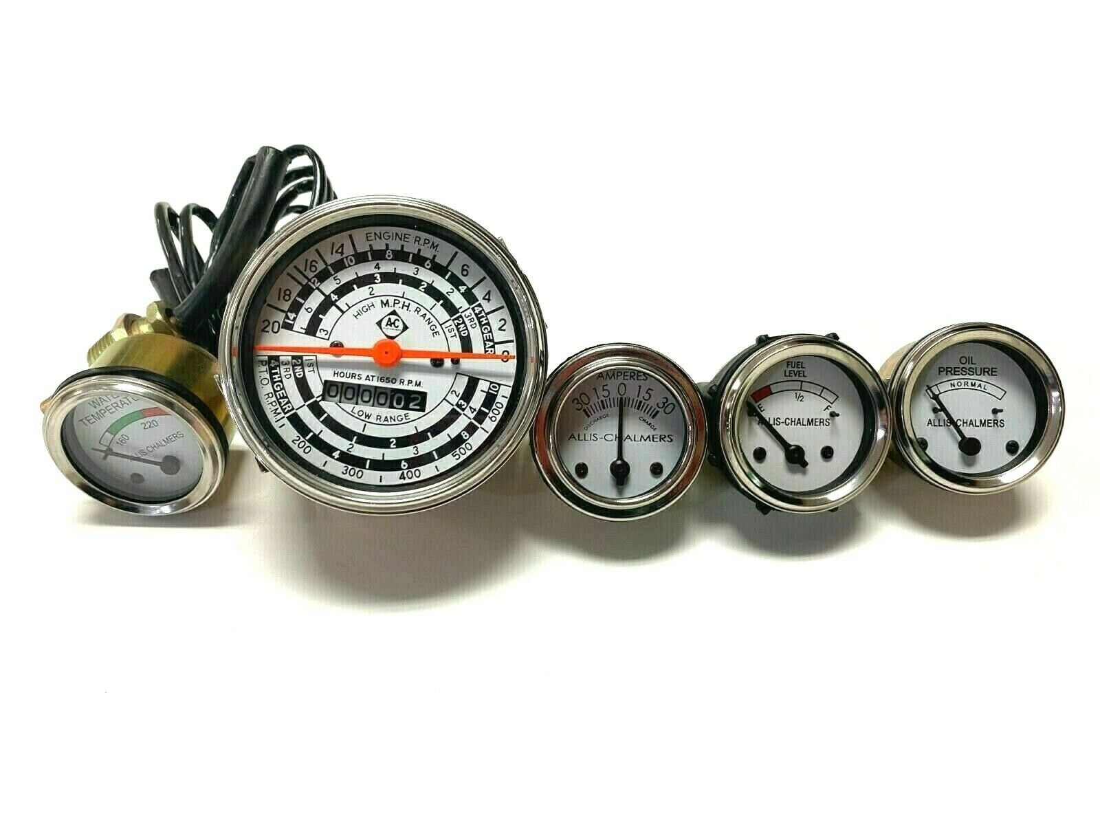 For Allis Chalmers Tachometer Gauge Fuel Gauge Amp Gauge Oil Pressure for-allis-chalmers-tachometer-gauge-fuel-gauge-amp-gauge-oil-pressure