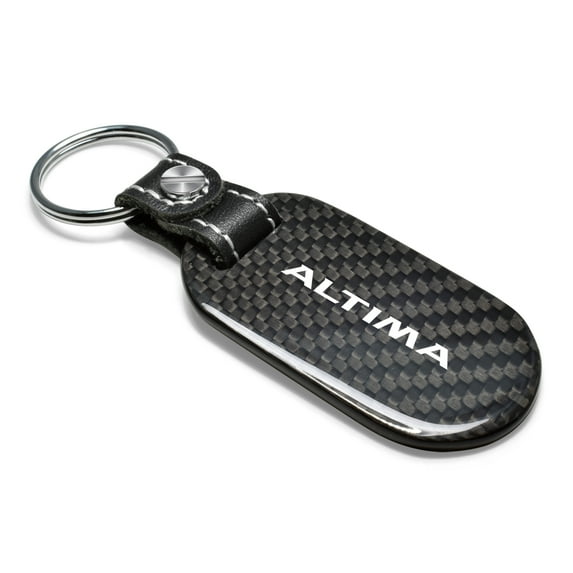 for Altima 100% Real Carbon Fiber 3 mm Thick Tag Style Key Chain Keychain